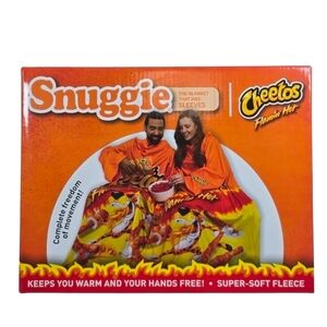 Cheetos Flamin' Hot Snuggie Blanket With Sleeves Nwt